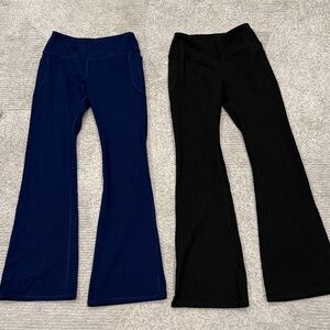 Kids Flared Bottoms - Black and Blue